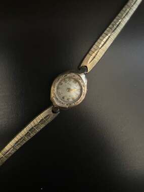 Vintage Bulova Ladies 10K Rolled Gold Plate Cocktail Watch (FOR PARTS)